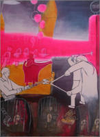 "Leibeigenschaft", 150 x 200 cm, Acryl auf Aludibond, 2009